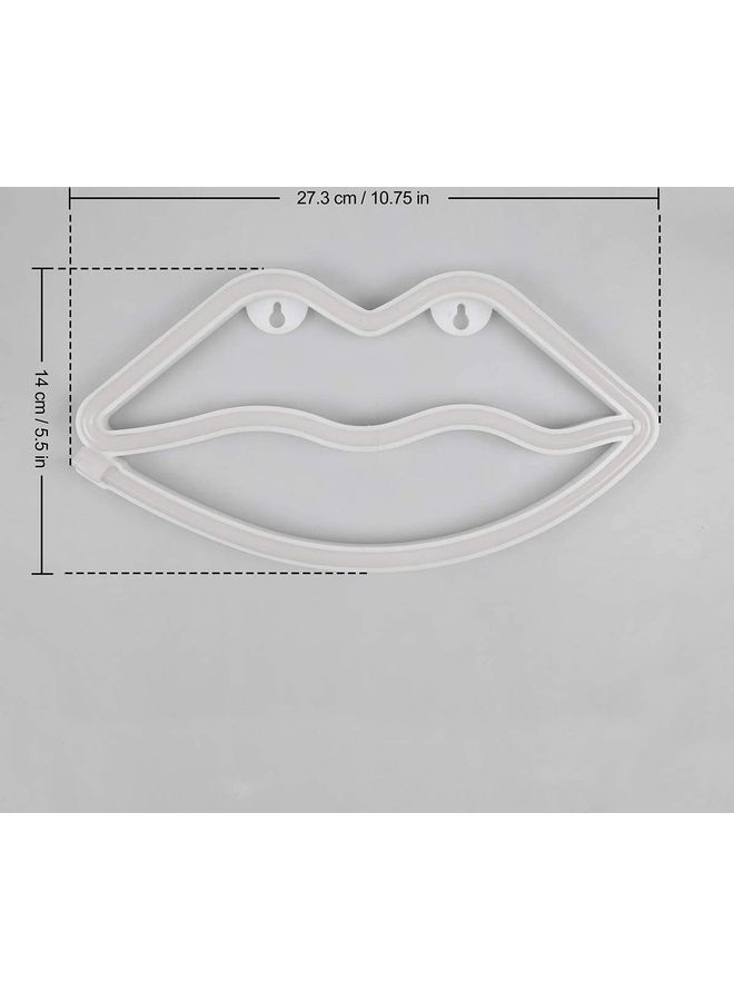 XiuWoo Lips Signs Lights for Wall Decor Red  - Image 5
