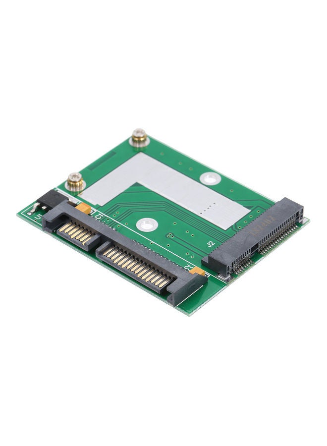 Generic Mini PCI-e SSD to 2.5in SATA3 Interface Converter Adapter Card Green/Black  - Image 2
