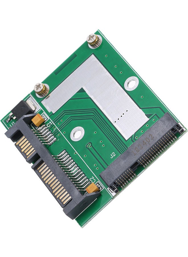 Generic Mini PCI-e SSD to 2.5in SATA3 Interface Converter Adapter Card Green/Black  - Image 3