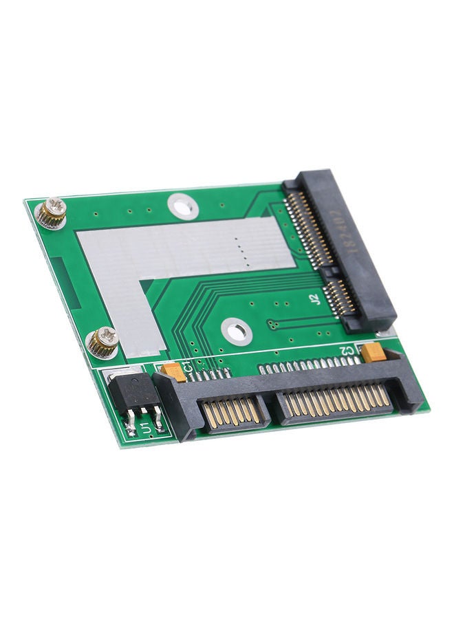 Generic Mini PCI-e SSD to 2.5in SATA3 Interface Converter Adapter Card Green/Black  - Image 5