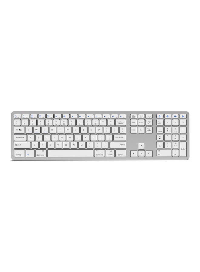 Multi-Paired BT Keyboard Silver - Image 1