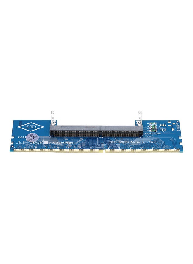Generic DDR4 Laptop SO-DIMM to Desktop Adapter Card Blue/Black  - Image 3
