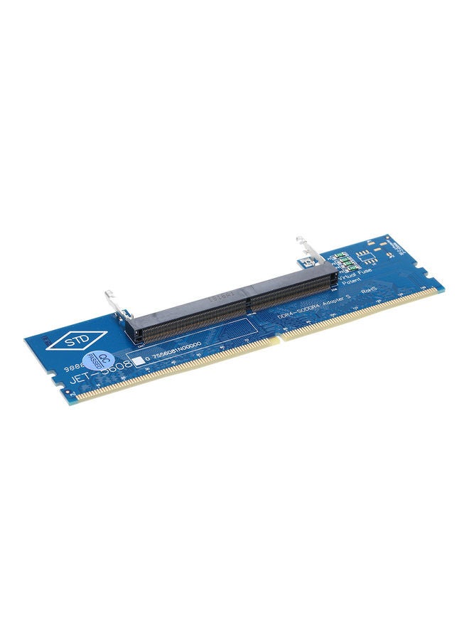 Generic DDR4 Laptop SO-DIMM to Desktop Adapter Card Blue/Black  - Image 4