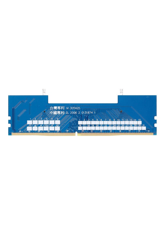 Generic DDR4 Laptop SO-DIMM to Desktop Adapter Card Blue/Black  - Image 5