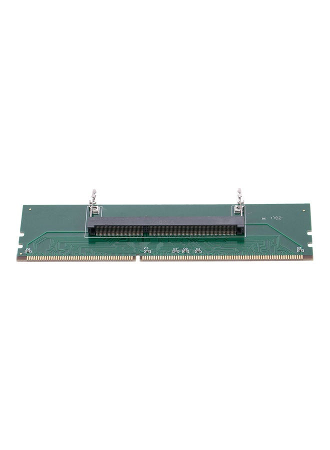 Generic DDR3 Laptop to Desktop DDR3 Memory RAM Connector Adapter Card Green/Black  - Image 2