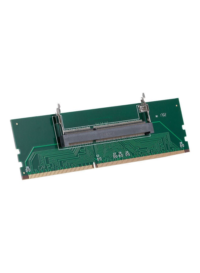 Generic DDR3 Laptop to Desktop DDR3 Memory RAM Connector Adapter Card Green/Black  - Image 3