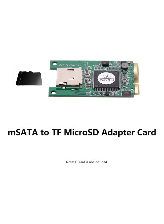 Generic MSATA to TF MicroSD Adapter Cards Laptops Converter Multicolour  - Image 5