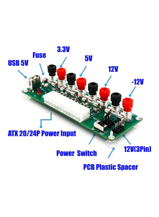 Generic 20/24 Pins ATX Desktop PC Power Breakout Adapter Multicolour  - Image 4