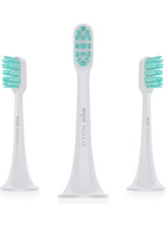 Xiaomi Mi Electric Toothbrush Head 3 Pack Regular Light Grey 4grams  - Image 1