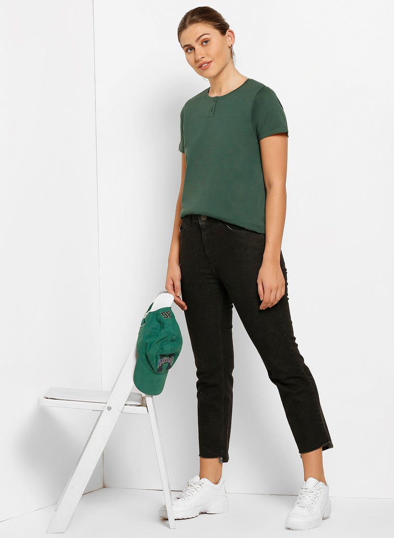 ABOF Women's Drawstring Detailed Joggers Jet Black - Image 4