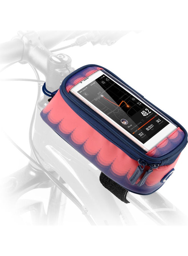 Generic Waterproof Touch Front Frame Tube Bicycle Pouch 16x5x9cm  - Image 1