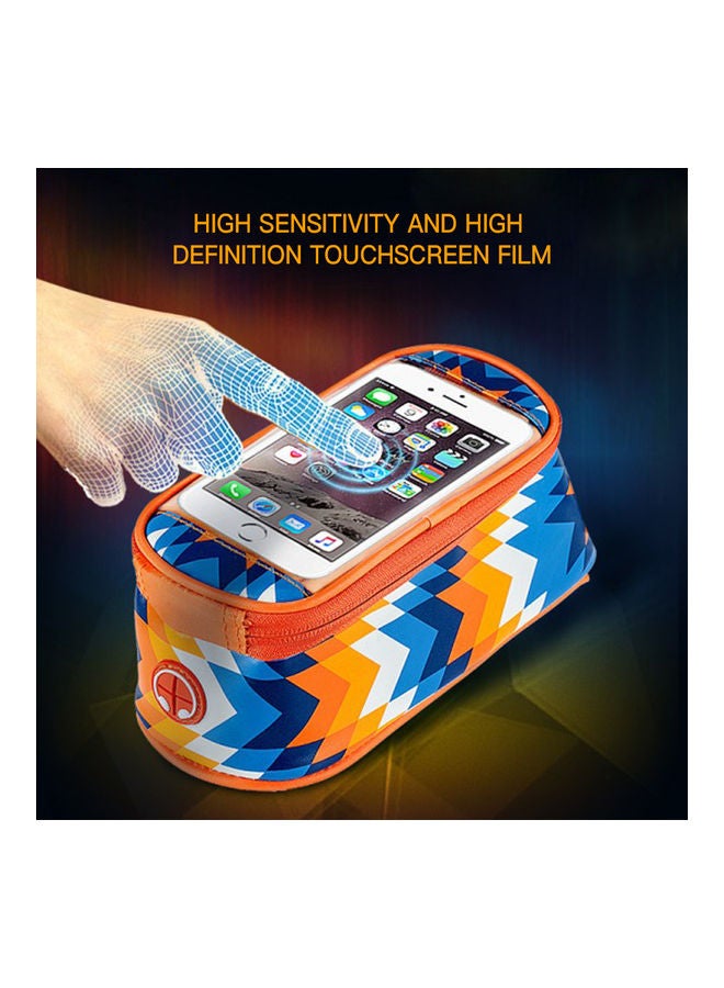Generic Waterproof Touch Front Frame Tube Bicycle Pouch 16x5x9cm  - Image 3