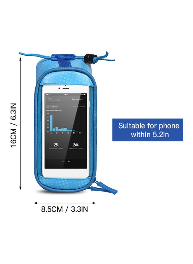 Generic Waterproof Touch Front Frame Tube Bicycle Pouch 16x5x9cm  - Image 4