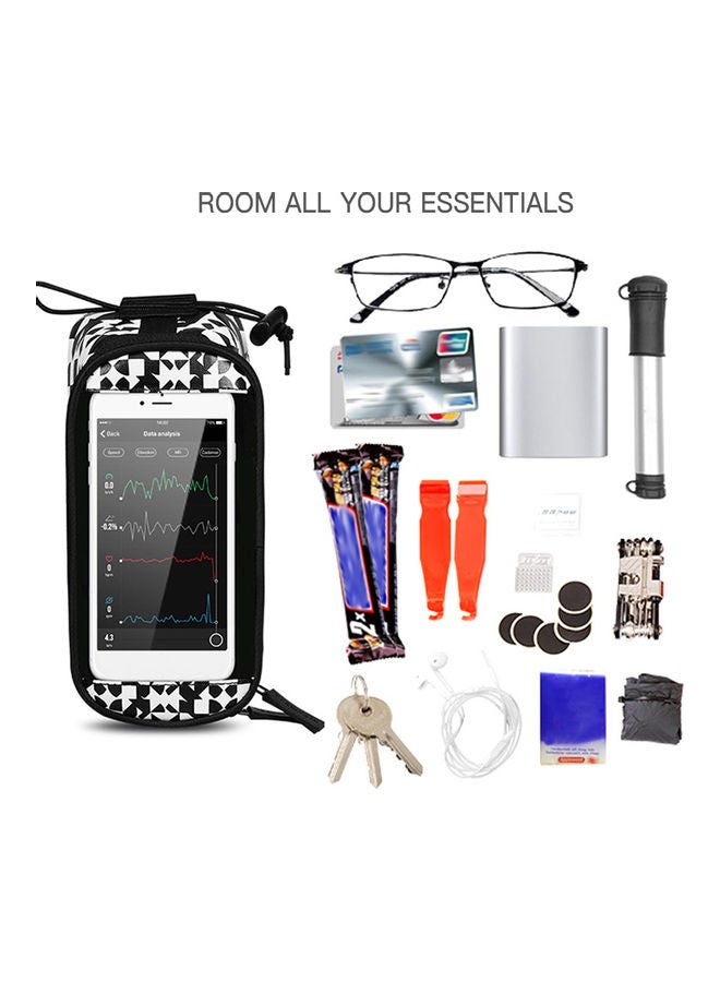 Generic Waterproof Touch Front Frame Tube Bicycle Pouch 16x5x9cm  - Image 2