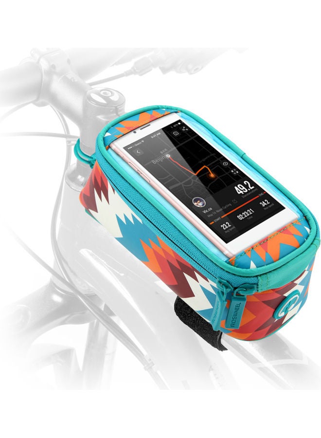 Generic Waterproof Touch Front Frame Tube Bicycle Pouch 16x5x9cm  - Image 1