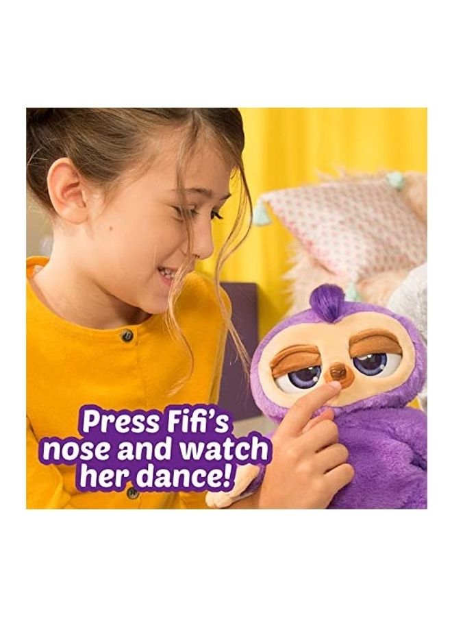 Pets Alive Fifi The Flossing Sloth Battery Powered Dancing Robotic Toy