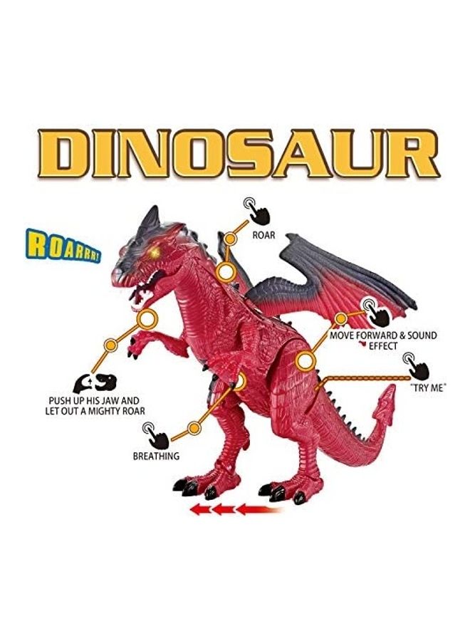 Remote Control Electronic Dinosaur with Lights and Sounds Toy  - Image 2