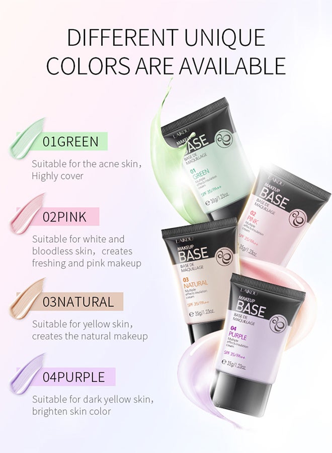 4-Piece Makeup Base Set Multicolour