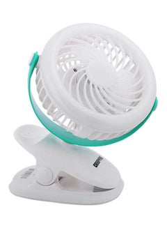 Rechargeable Clip Fan With Light GF21137 White