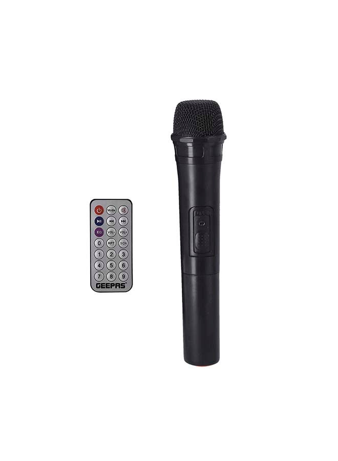GEEPAS Rechargeable Portable Speaker With 1800 mAh Huge Battery GMS11186 Black  - Image 3