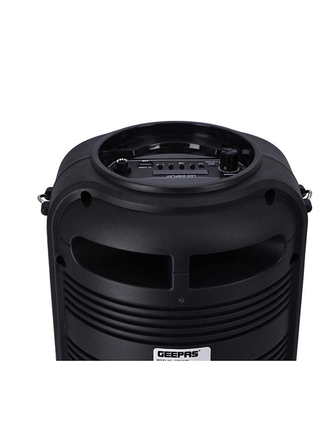 GEEPAS Rechargeable Portable Speaker With 1800 mAh Huge Battery GMS11186 Black  - Image 5