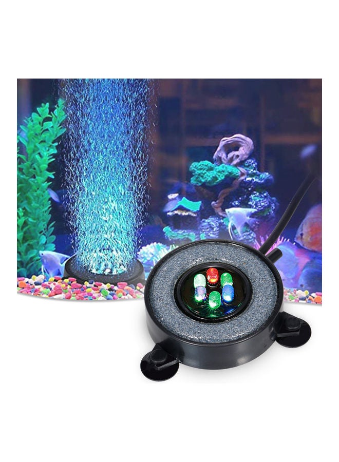 مضخة فقاقيع لحوض السمك مزودة بإضاءة LED متعدد الألوان - Image 3