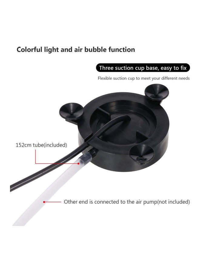 مضخة فقاقيع لحوض السمك مزودة بإضاءة LED متعدد الألوان - Image 5