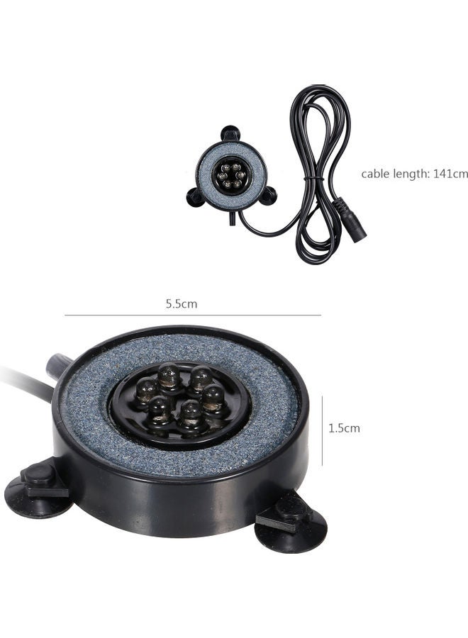 منتج يصد فقاعات لحوض السمك مزود بإضاءة LED متعدد الألوان - Image 5