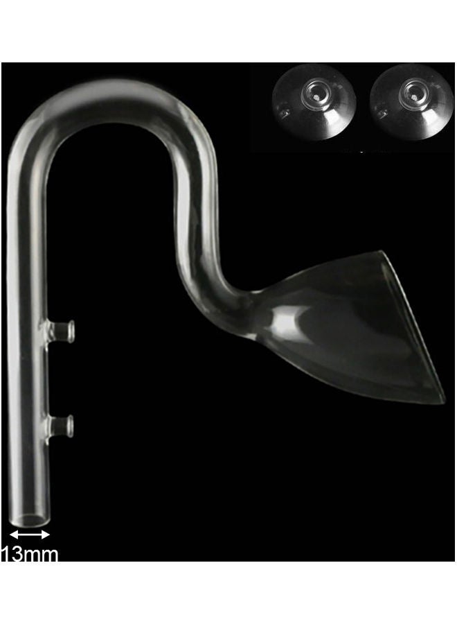 Glass Tube Outflow 17mm Type 1 Clear - Image 1