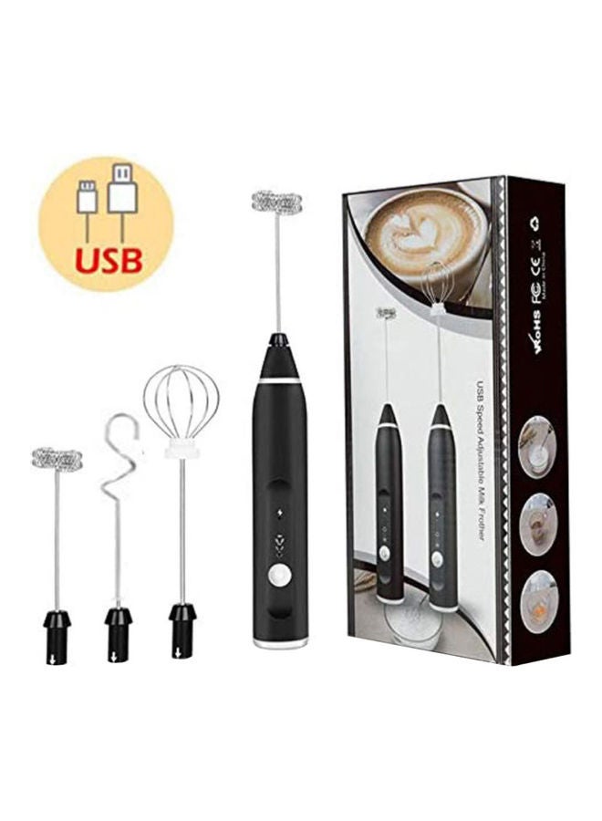 Generic Multifunctional Handheld Electric Egg Beater Whisk Black 