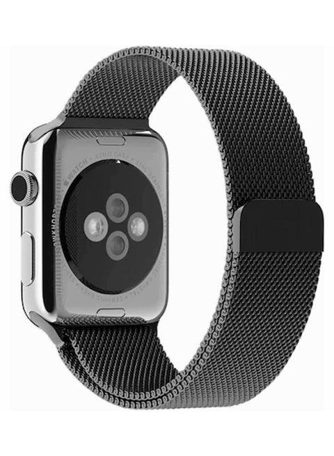 Milanese Loop Stainless Steel Replacement Band For Apple Watch Series 7/6/SE/5/4/3/2/1 38/40/41mm Grey
