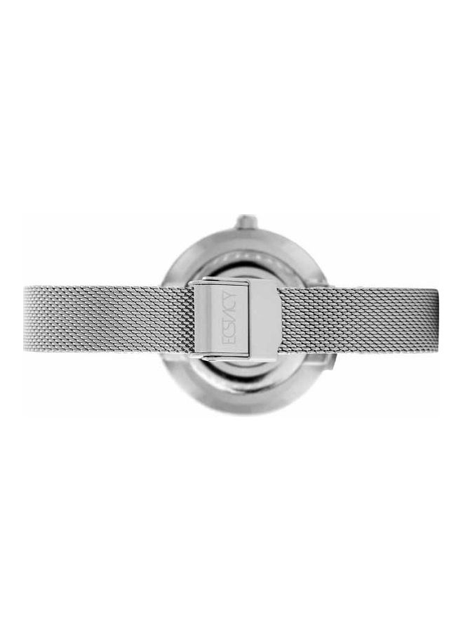 ECSTACY Women's Women's Mesh Analog Watch E20506-SMSMB - 27 mm - Image 2