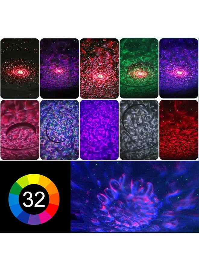 شو وو جهاز بروجيكتور بإضاءة LED ذكية مزود بجهاز تحكم عن بعد متعدد الألوان - Image 4