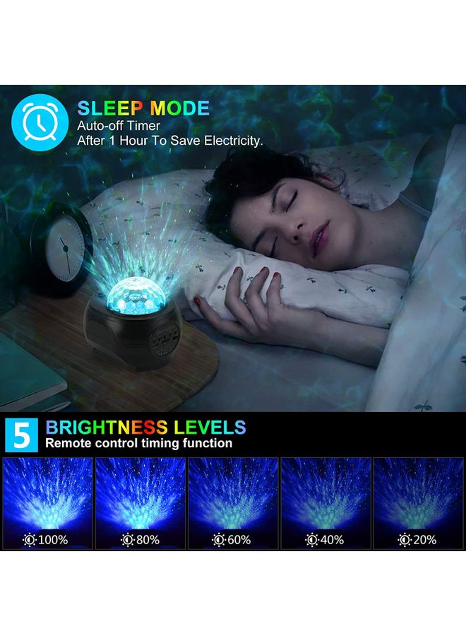 شو وو جهاز بروجيكتور بإضاءة LED ذكية مزود بجهاز تحكم عن بعد متعدد الألوان - Image 5