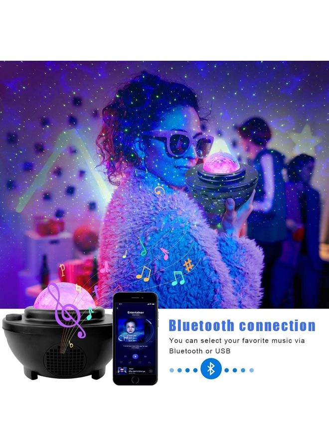 شو وو إضاءة جهاز بروجيكتور LED ذكية مزودة بجهاز تحكم عن بعد متعدد الألوان - Image 3