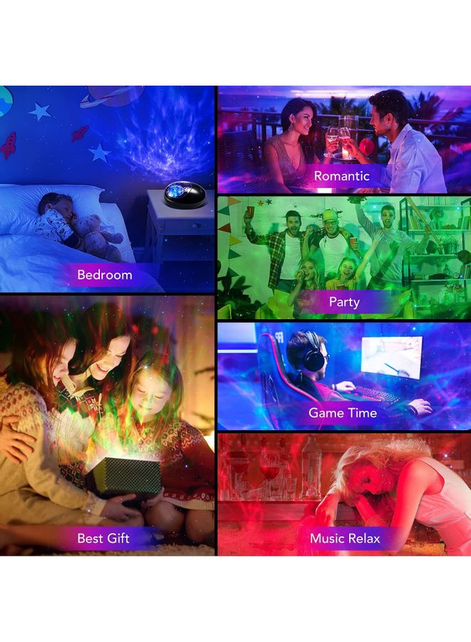 Bluetooth Connected LED Projector Light Multicolour