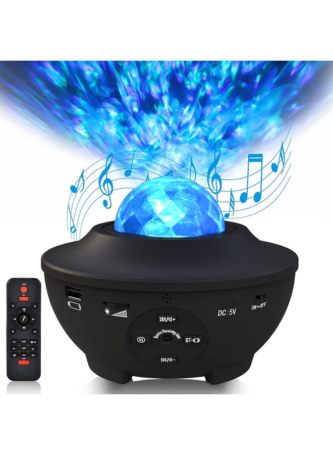 شو وو إضاءة جهاز بروجيكتور LED مزودة بجهاز تحكم عن بعد متعدد الألوان - Image 1