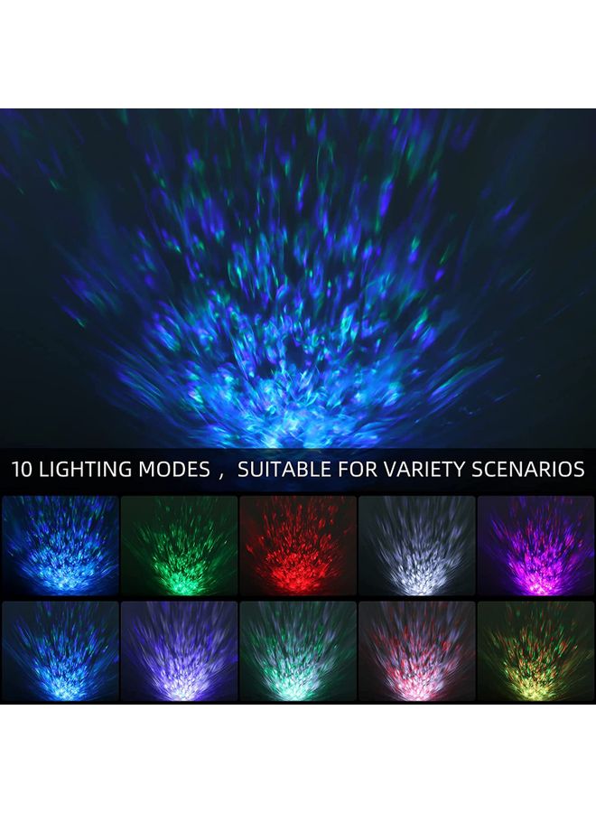 شو وو إضاءة جهاز بروجيكتور LED مزودة بجهاز تحكم عن بعد متعدد الألوان - Image 3