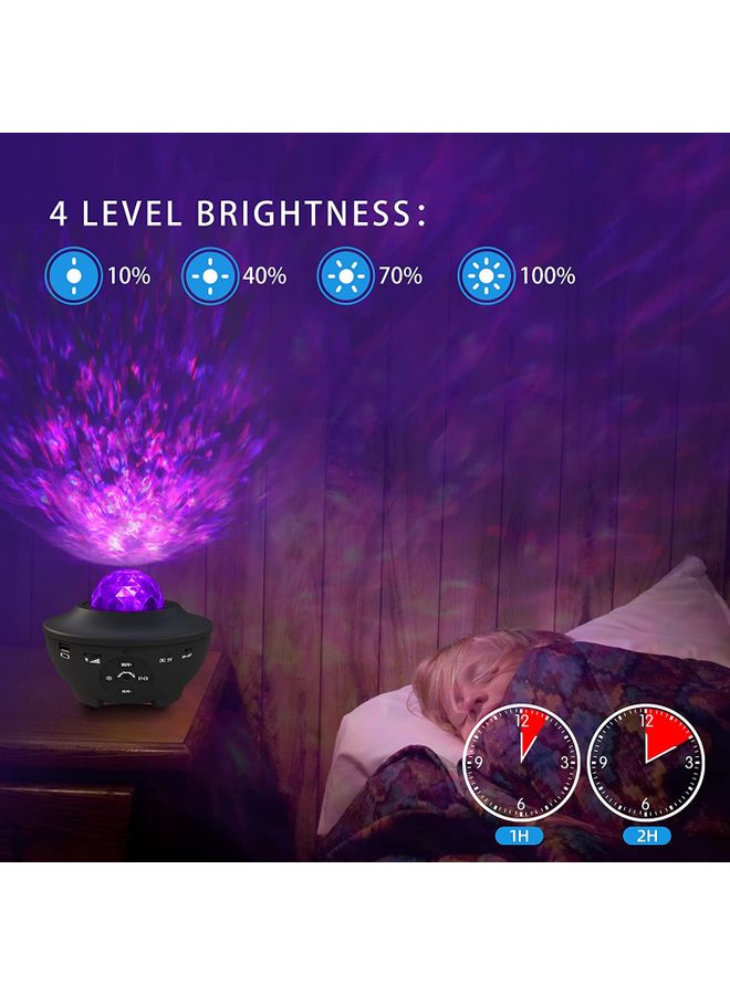 شو وو إضاءة جهاز بروجيكتور LED مزودة بجهاز تحكم عن بعد متعدد الألوان - Image 4