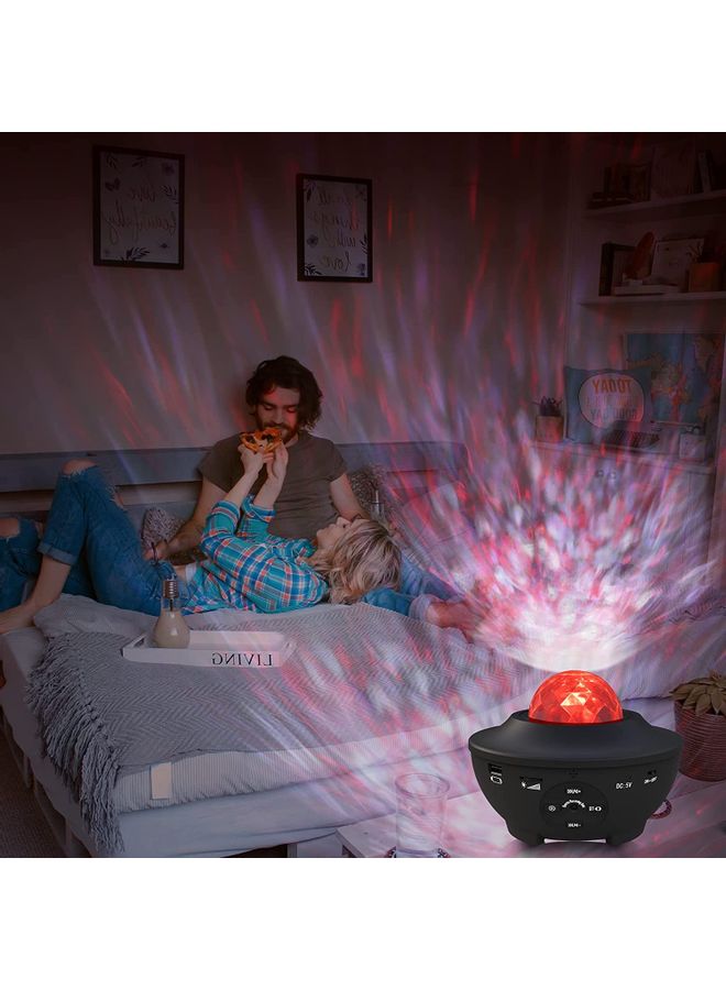 شو وو إضاءة جهاز بروجيكتور LED مزودة بجهاز تحكم عن بعد متعدد الألوان - Image 5