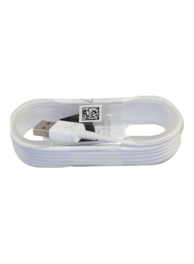 ICS Micro USB Charging Data Cable White - Image 2