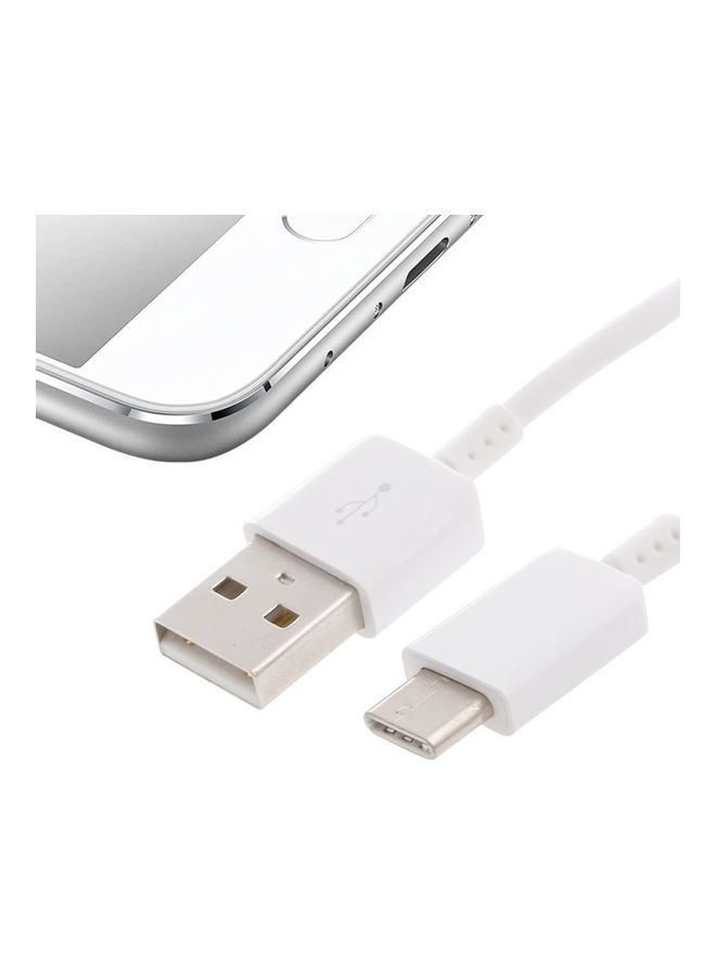 ICS USB to Type-C Charging and Transfer Cable White - Image 2