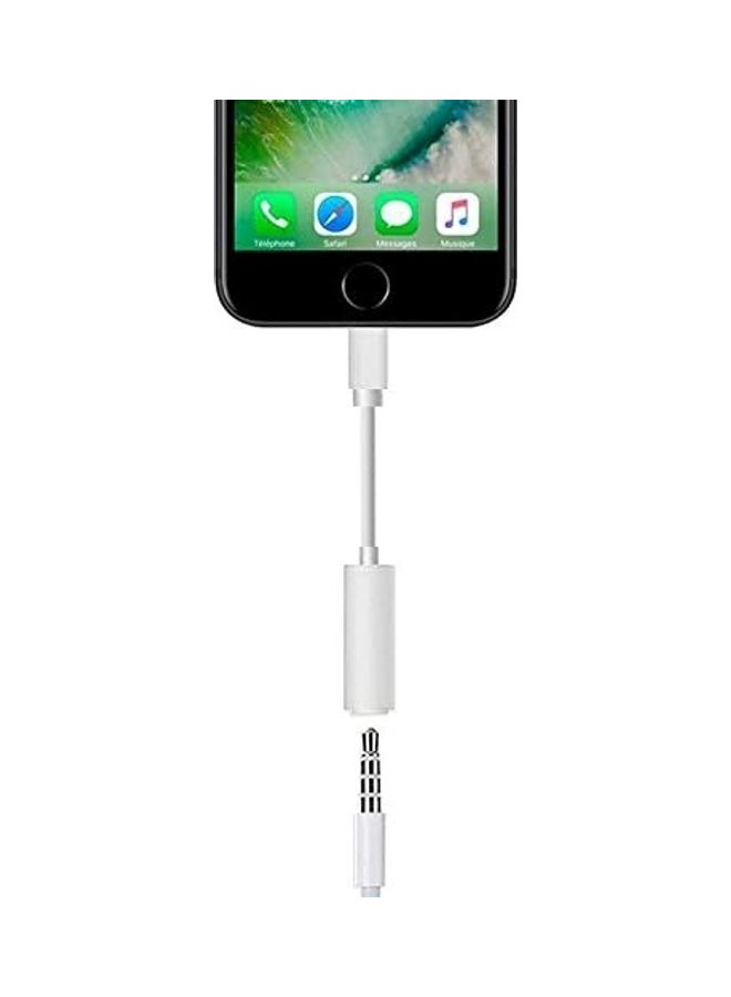 ICS Headphone Jack Adapter For Apple White - Image 2
