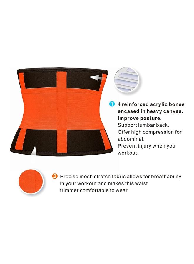 XiuWoo Waist Trainer Trimmer Sauna Sweat Belt Shapewear XL - Image 4