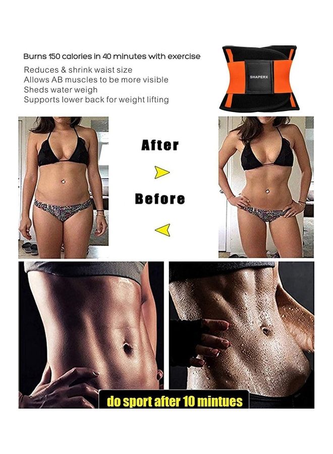 XiuWoo Waist Trainer Trimmer Sauna Sweat Belt Shapewear XL - Image 5