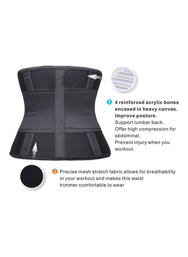 XiuWoo Waist Trainer Trimmer Sauna Sweat Belt Shapewear L - Image 4