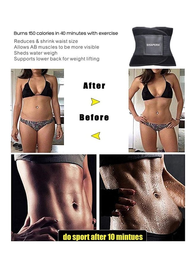 XiuWoo Waist Trainer Trimmer Sauna Sweat Belt Shapewear L - Image 5