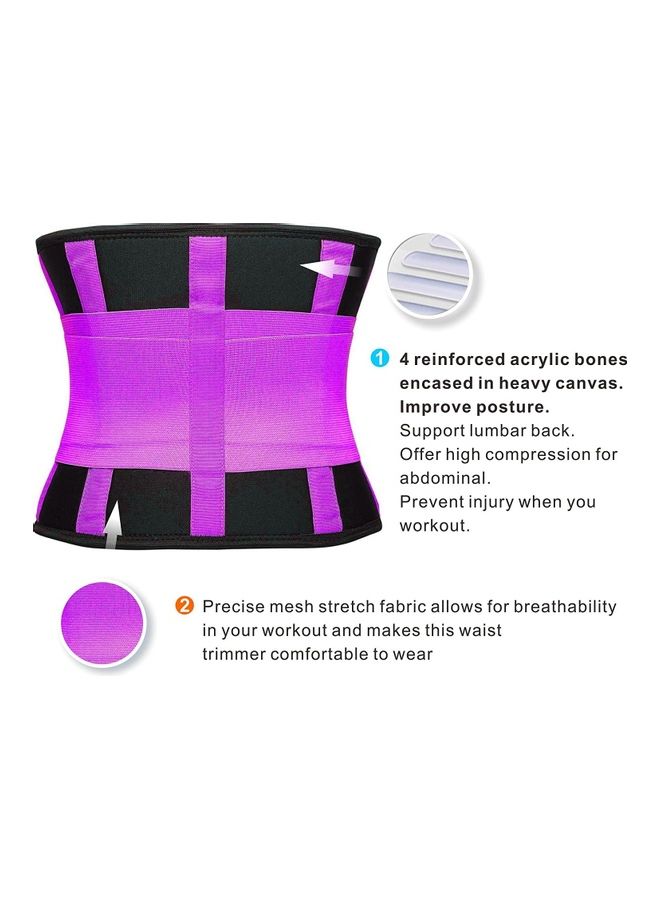 XiuWoo Waist Trainer Trimmer Sauna Sweat Belt Shapewear M - Image 4