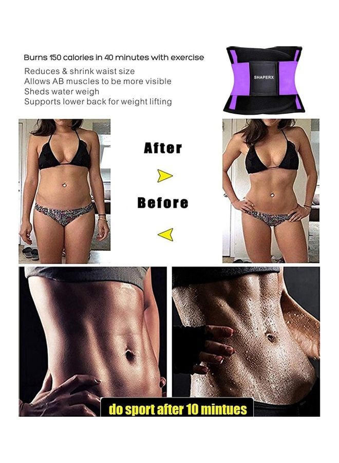 XiuWoo Waist Trainer Trimmer Sauna Sweat Belt Shapewear M - Image 5