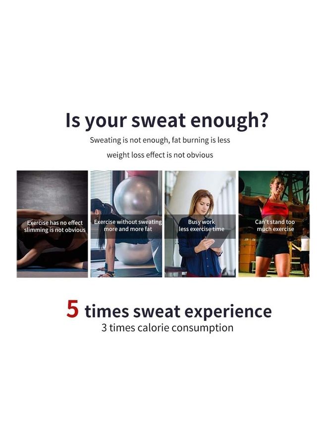 شو وو حزام خصر قابل للتعديل من المطاط الصناعي لتمارين اللياقة البدنية XXL (31.5-33.5)سم - Image 4